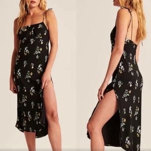 Faux silk dress from Abercrombie and Fitch